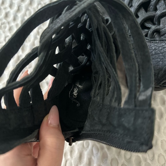 Free People black carrera ankle boots size 38 / 7.5 - Picture 11 of 13